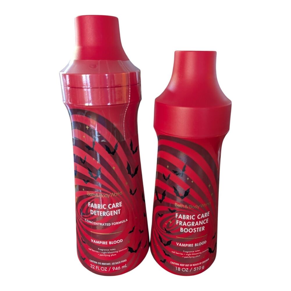 Bath & Body Works Vampire Blood Laundry Concentrated Detergent & Booster Set